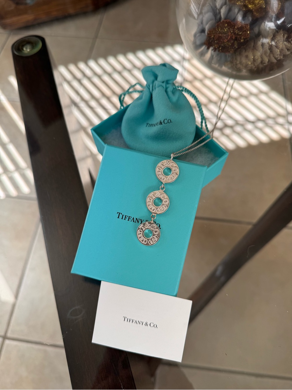 Tiffany & Co. Sterling Silver Triple-Circle Necklace